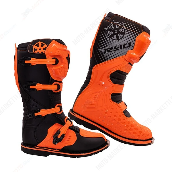 Мотоботы RYO Racing MX3, оранжевый/черный (Оранжевый/ черный, 44, 304339-6)