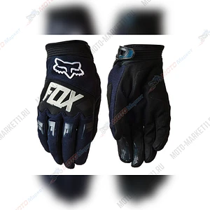 Перчатки "FOX" Blue White S