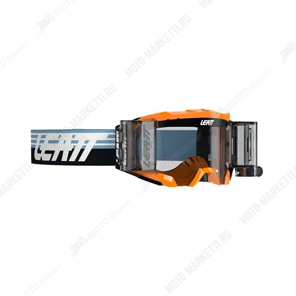 Маска кросс Leatt Velocity 5.5 Roll-Off Orange Clear 83 VLT