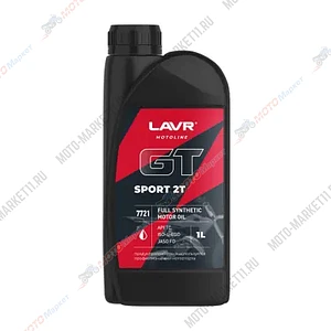 Моторное масло для мотоцикла GT SPORT 2T LAVR MOTOLINE, 1 л / Ln7721
