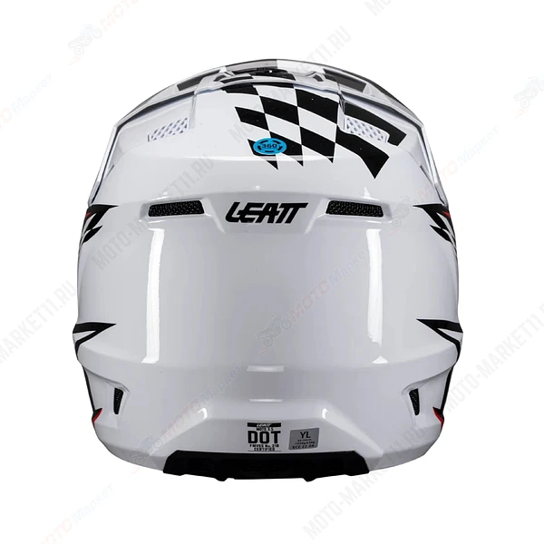 Мотошлем подростковый Leatt Moto 3.5 Helmet Kit (White, M, 2026 (1025450160)