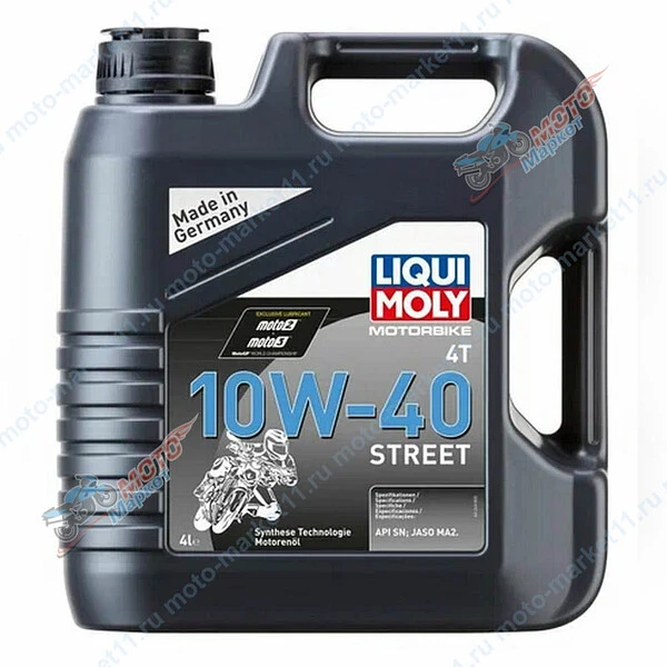 Масло LIQUI MOLY Motorbike 4T 10W-40 Street 4л 23225