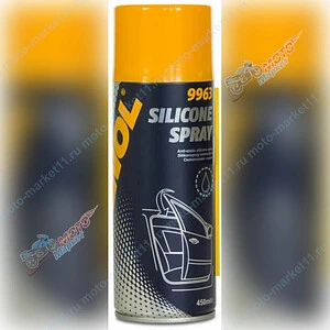 Силиконовая водоотталкивающая смазка MANNOL 450мл.