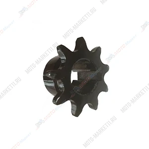Звезда 9 зубов шаг 15,875 вал 20мм шпонка 6мм