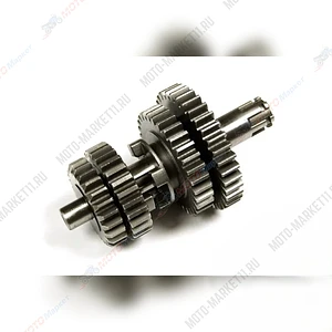 вал КПП сшестернями 152FMH. 152FMI. 153FMI. 154FMI. ALFA DELTA TTR125