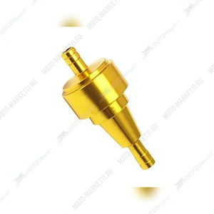 Фильтр топливный в метал корпусе 29585 золотой