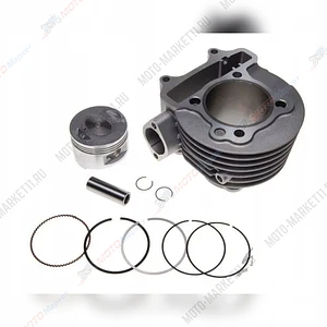 Цилиндр в сборе с поршнем 4-х такт. Скутер 57,4мм 14184