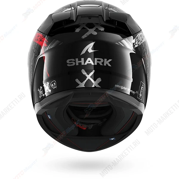 Шлем SHARK D-SKWAL 3 SHIEVER Black/Anthracite/Red, L
