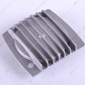 Крышка головки цилиндра Альфа110сс левая ребристая 19479