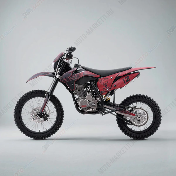 Эндуро / кроссовый мотоцикл BSE Z2 L 19\16 Split Red, арт. BZ2LKA015GRH1