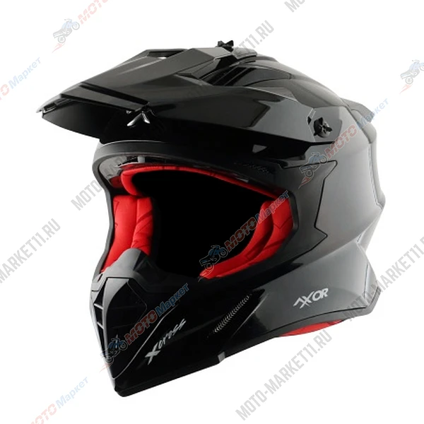 Шлем AXOR X- CROSS SC, цвет черный/красный (XL)