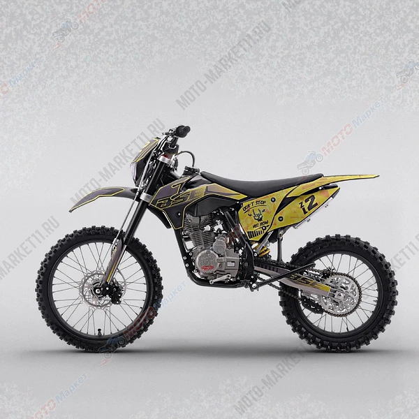 Эндуро / кроссовый мотоцикл BSE Z2 L 19\16 Split Yellow, арт. BZ2LKA015GYH1