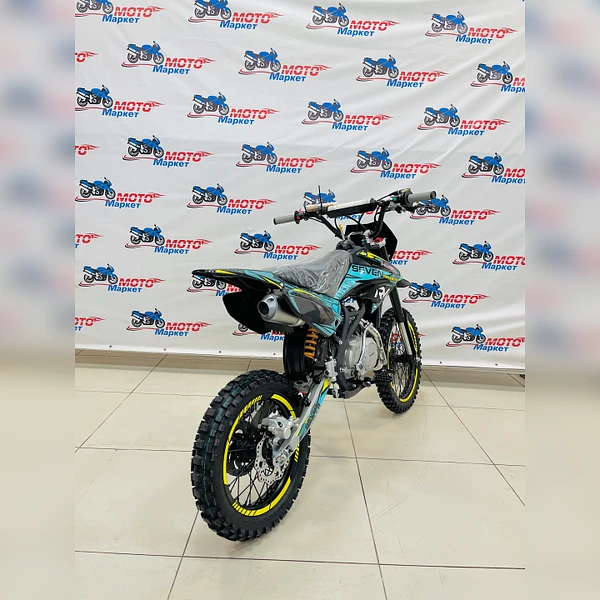 Питбайк Regulmoto SEVEN (черный/желтый/синий)