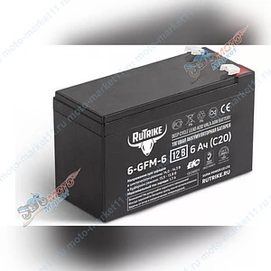 Тяговый аккумулятор RuTrike 6-GFM-6 (12V6A/H C20)