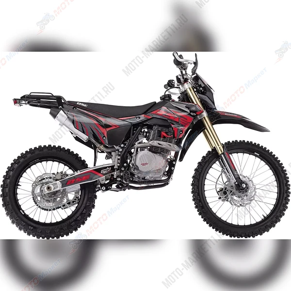 Кроссовый мотоцикл BSE Z3  Red Black 21/18 (115)  B0Z3KB115HRH1