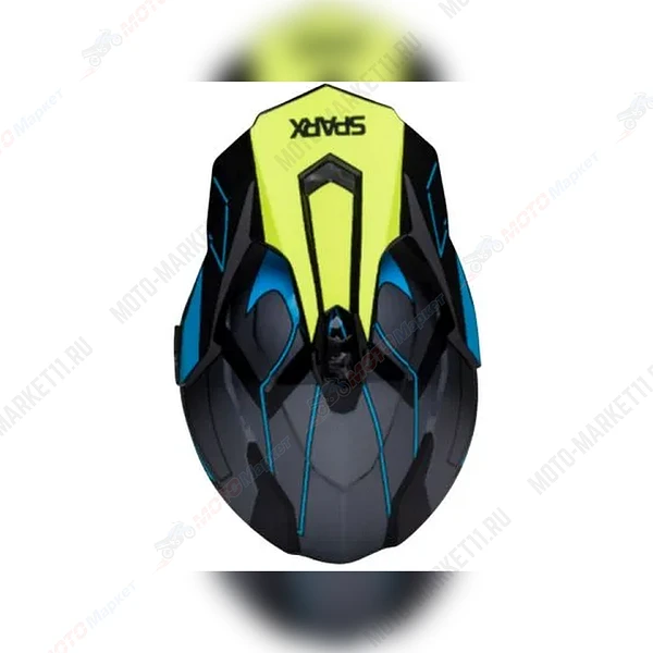  Шлем SPARX Pixel , серо желтый, YXL