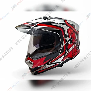 Шлем AiM JK802S Red/Grey/Black,XXL