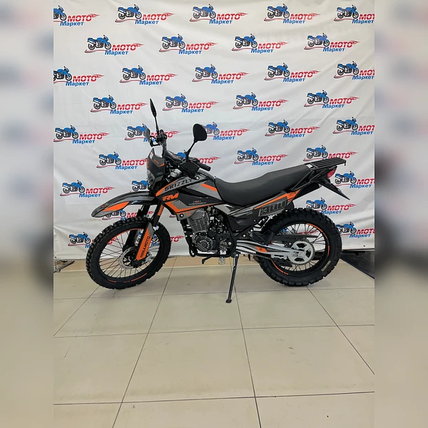 Мотоцикл Regulmoto Grizzly (серый/оранжевый)