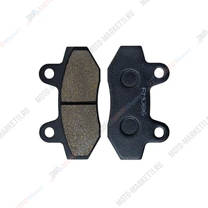 Колодки тормозные FA086, ZR, Питбайк двухпоршневой суппорт, минеральные, YLF018