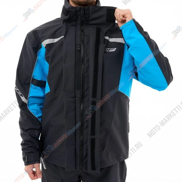 Куртка - дождевик EVO Man Black - Blue (мембрана) (L)