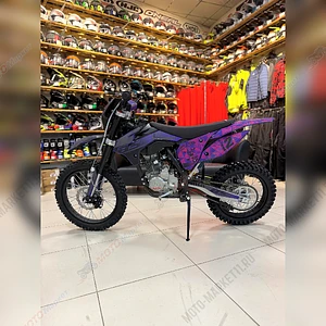 Эндуро / кроссовый мотоцикл BSE Z2 L 19\16 Split Purple, арт. BZ2LKA015GPH1