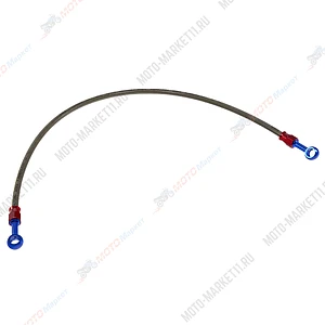 Шланг тормозной армированный L-600 mm M10/прямой - M10/15°