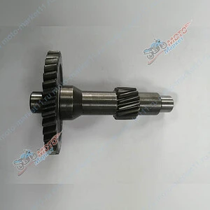 Вал редуктора промежуточный (L=116mm) c шестерней 157QMJ T150