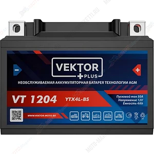 Аккумулятор  VEKTOR PLUS VT 1204