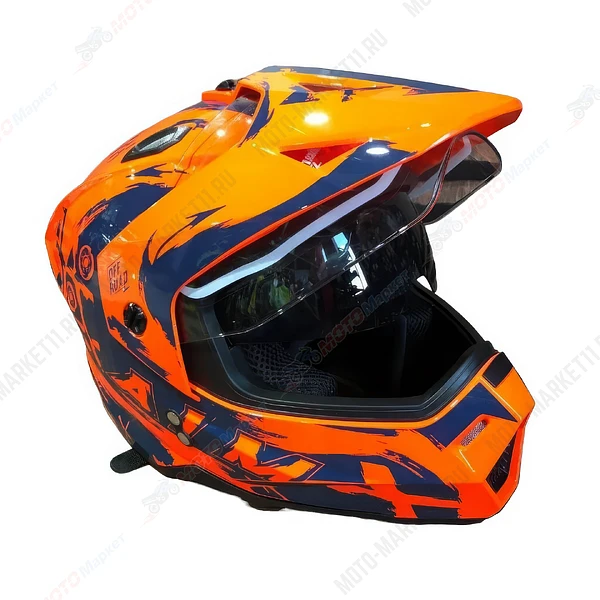 Шлем детский AiM JK802Y Orange/Blue YL